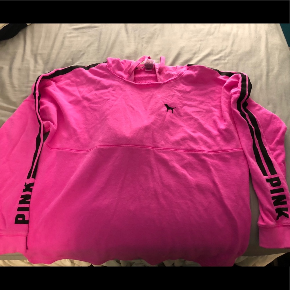 Light, hooded, PINK sweatshirt